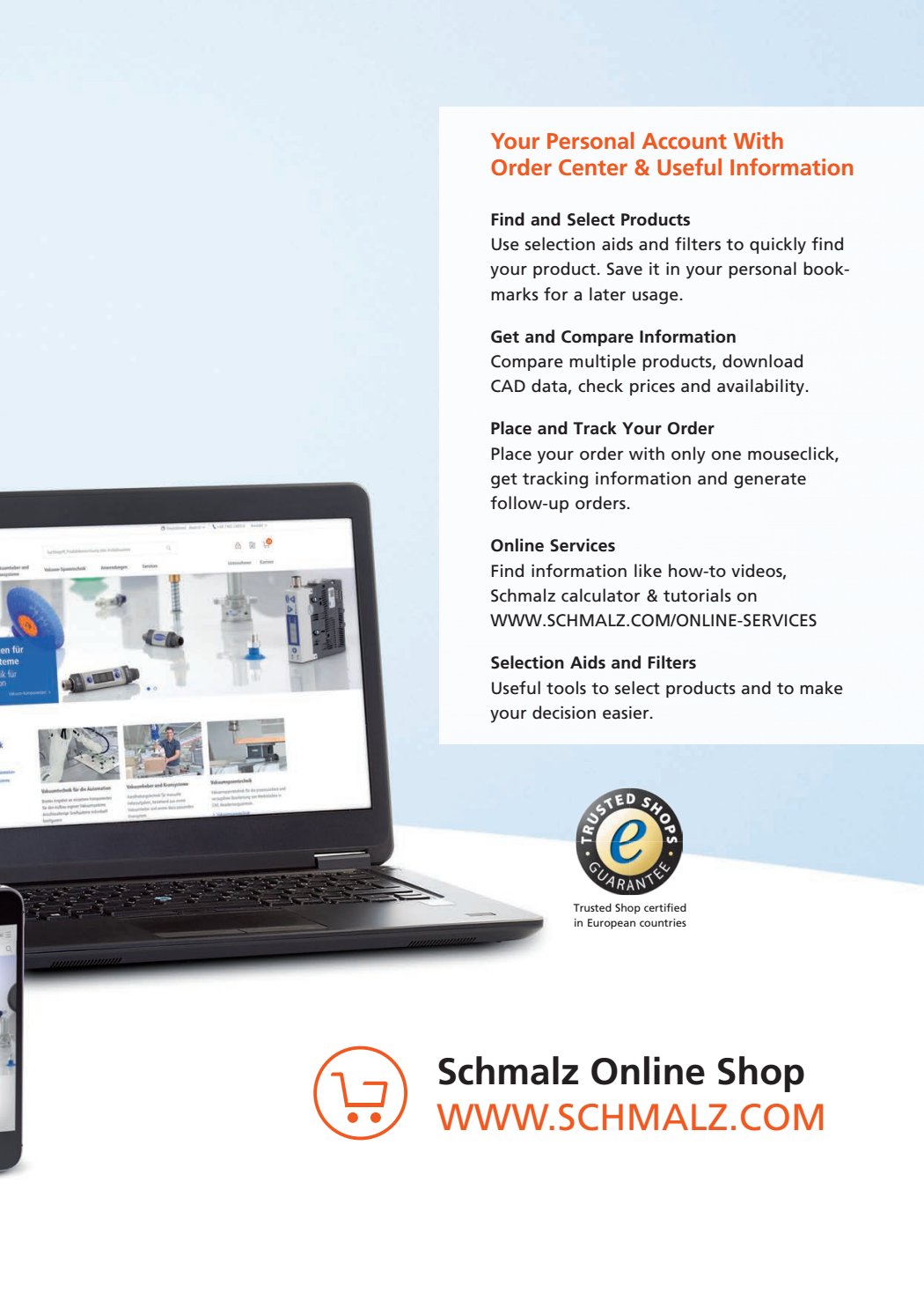 Schmalz Online Shop