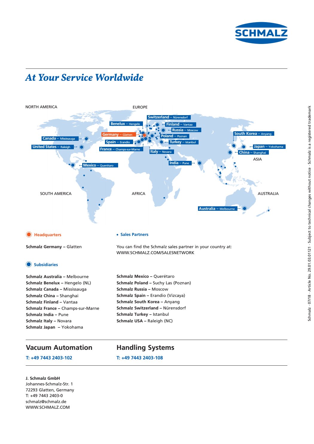 Vacuum Automation Handling